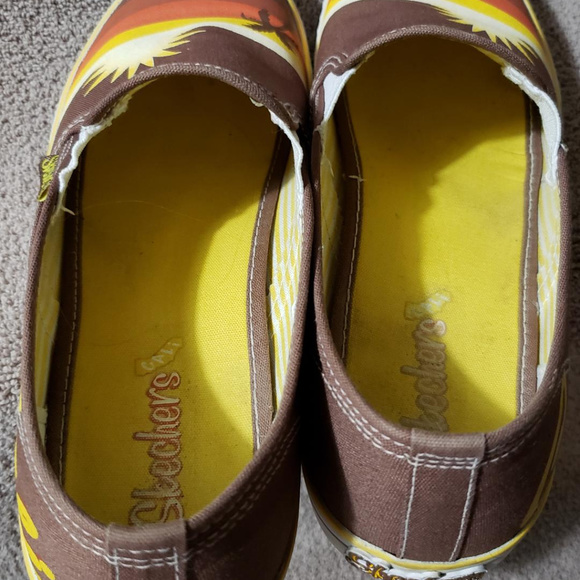 Skechers Womens Cali Canvas Slip On Size 9 - Picture 2 of 6